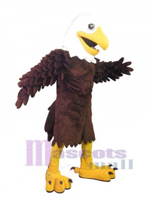 Corps marron aigle Mascotte Costume Animal