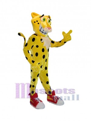 Léopard jaune Mascotte Costume Animal