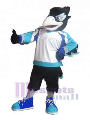 Corbeau sportif Mascotte Costume Animal