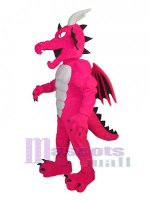 Rose Dragon Mascotte Costume Animal