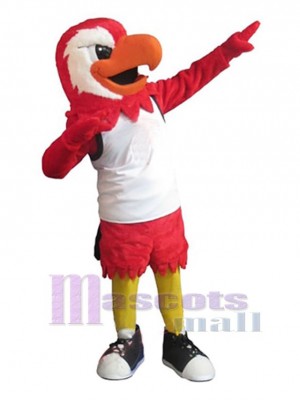 Faucon costume de mascotte