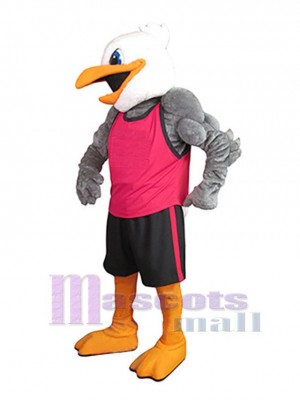 Muscle Mouette Mascotte Costume Animal