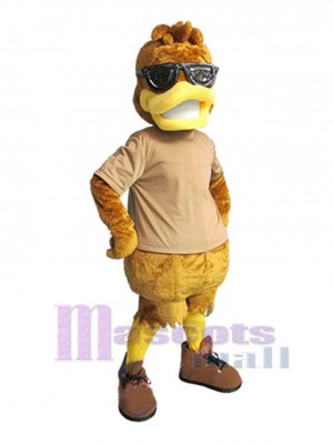 Brun Canard Mascotte Costume Animal