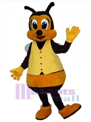 Abeille avec gilet jaune Mascotte Costume Insecte