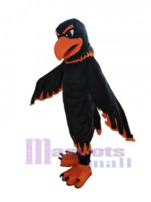 Noir et orange Faucon Déguisement de mascotte Animal