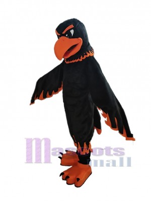 Noir et orange Faucon Déguisement de mascotte Animal
