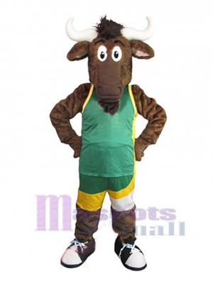 Taureau costume de mascotte