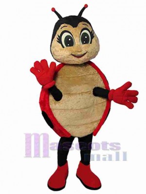 Coccinelle costume de mascotte
