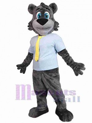 Ours gris drôle Mascotte Costume Animal