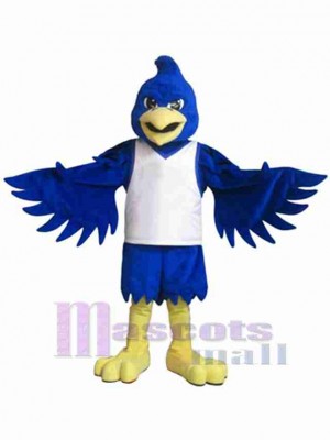 Oiseau bleu fort Mascotte Costume Animal