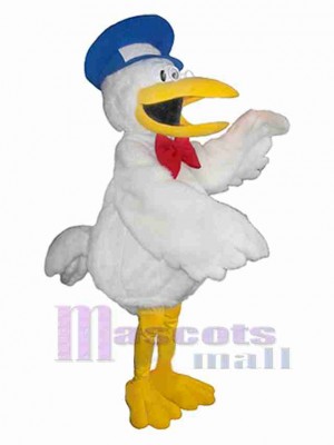 Oiseau blanc Mascotte Costume Animal