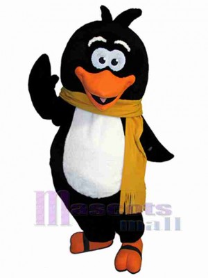 Manchot Pingouin heureux Mascotte Costume Océan