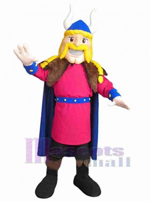 Viking costume de mascotte