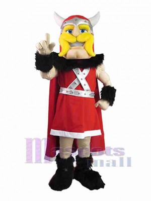 Viking costume de mascotte