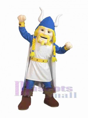 Viking costume de mascotte