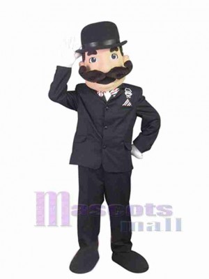 Homme costume de mascotte