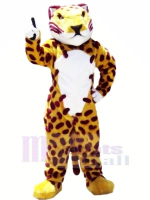 Féroce marron Jaguar Mascotte Les costumes