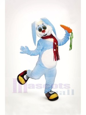 Mignonne Bleu lapin Mascotte Les costumes Animal