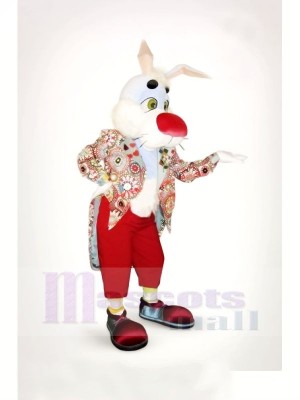 Gent lapin Mascotte Les costumes Pas cher