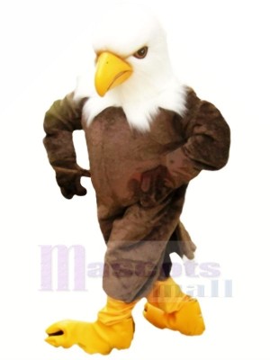 Liberté marron Aigle Mascotte Les costumes Dessin animé