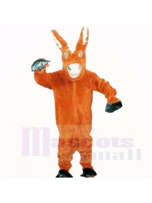 Amical Âne Costumes De Mascotte Dessin animé