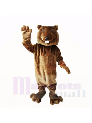 Amical marron Poids léger Castor Costumes De Mascotte Pas cher