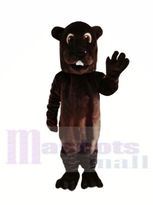 marron Adulte Castor Mascotte Les costumes Animal