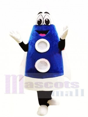 Fusée bleue Costume de mascotte