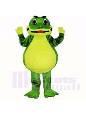 Souriant Amical Poids léger La grenouille Costumes De Mascotte École