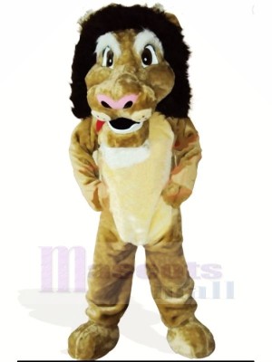 Charmant Poids léger Lion Mascotte Costume Dessin animé