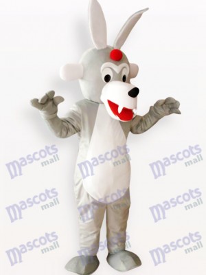 Costume de mascotte adulte animal de bois de loup de Timber