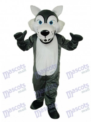 Cheveux courts Loup Mascotte Costume Animal