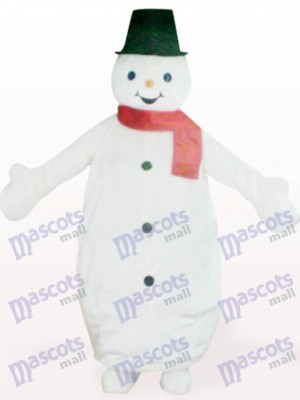 Costume de mascotte de Noël de Noël Blackman Snowman Animal