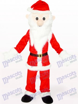 Costume de mascotte de Noël Noël rouge et blanc