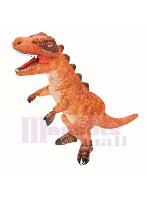 Marron Tyrannosaure T-Rex Dinosaure Costume gonflable Halloween Noël pour adulte