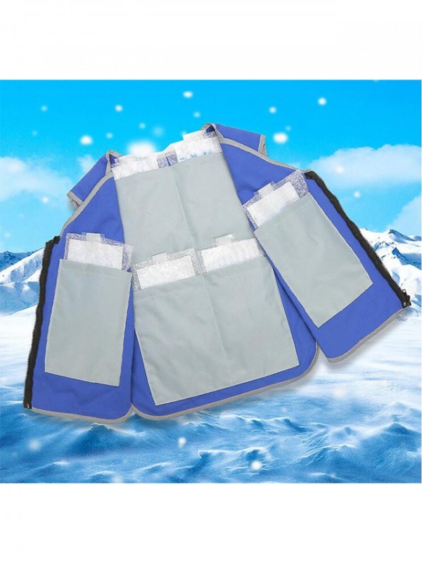 Système de refroidissement de gilet de refroidissement avec 20 blocs de glace pour costume de mascotte