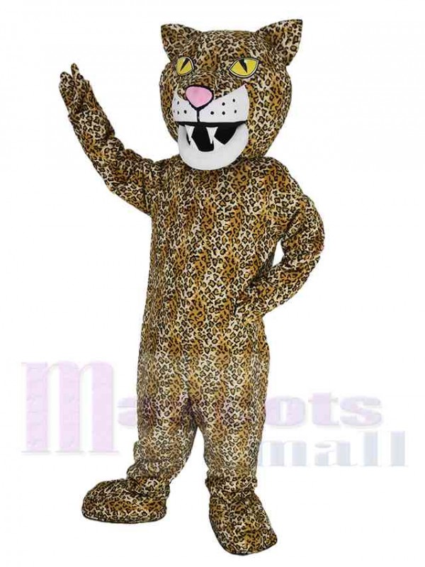 Jaguar maskottchen kostüm
