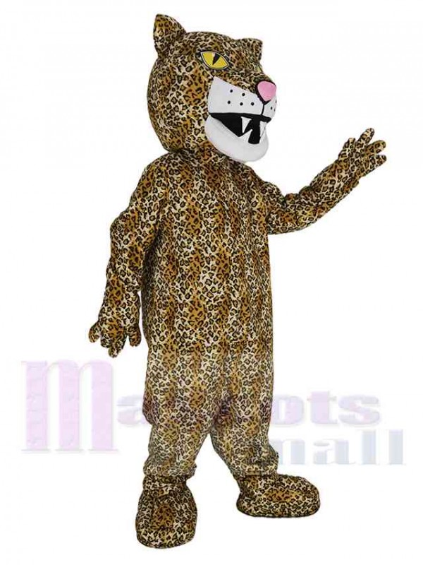 Jaguar maskottchen kostüm