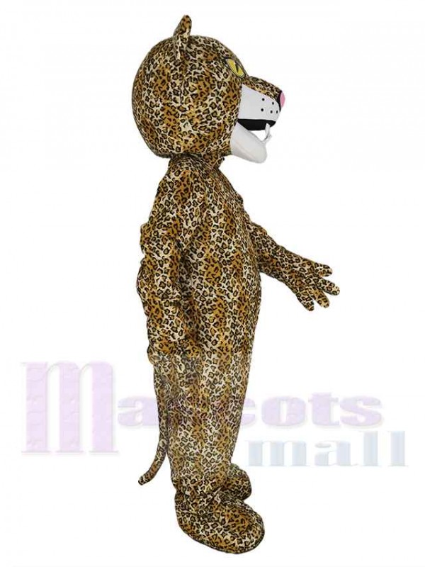 Jaguar maskottchen kostüm