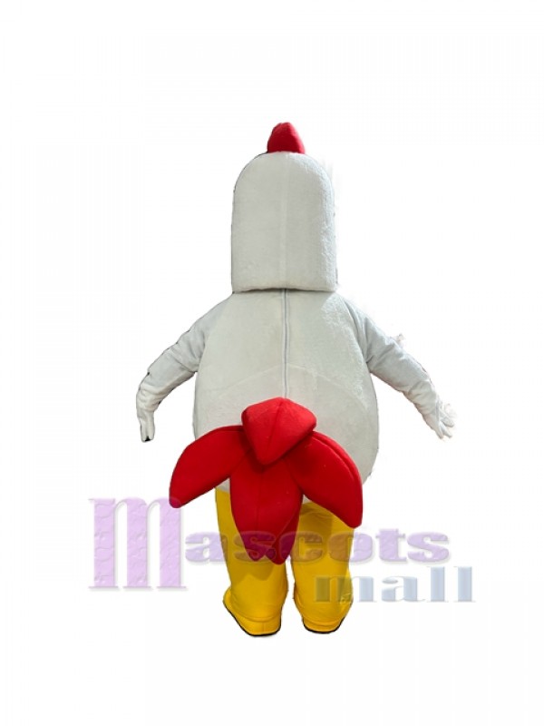 Poulet costume de mascotte