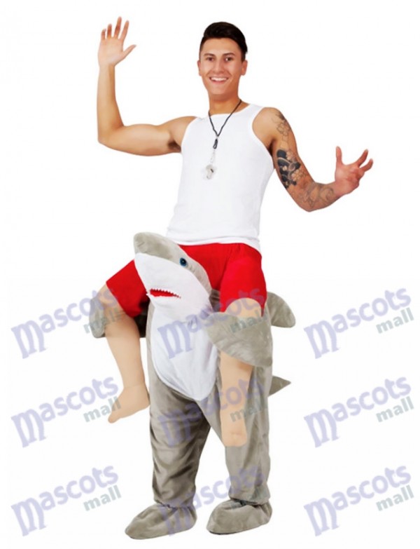 Requin Carry Me Mascotte Costume Noël Drôle Tenue