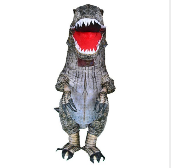 Féroce Tyrannosaurus Dinosaure Gonflable CostumeT-Rex Halloween Noël Costume pour Adulte