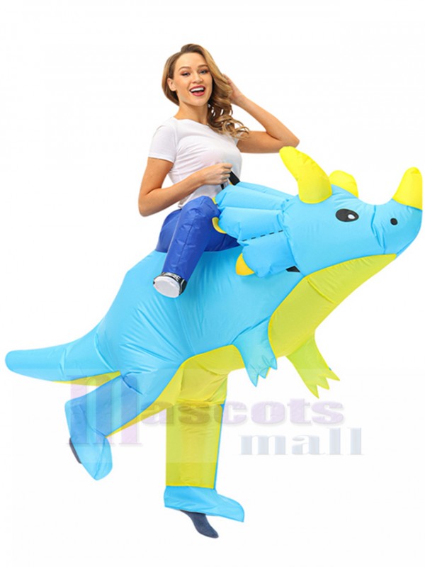 Costume gonflable de dinosaure