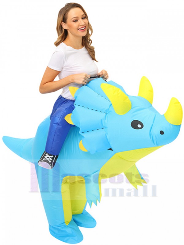 Costume gonflable de dinosaure