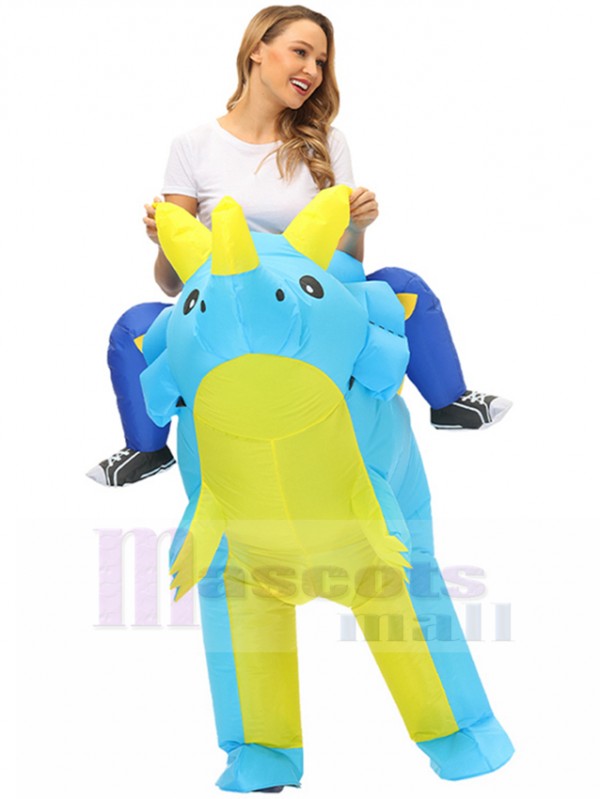 Costume gonflable de dinosaure