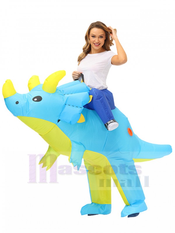 Costume gonflable de dinosaure