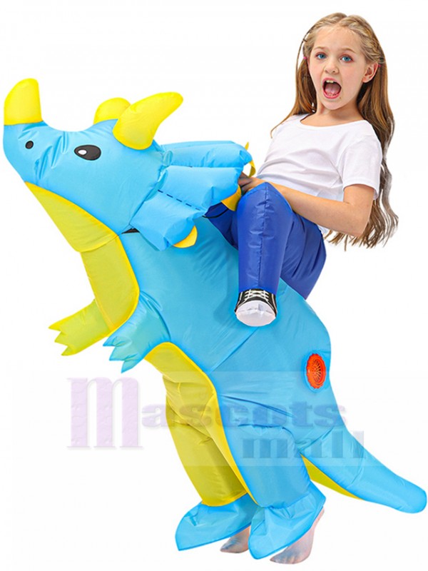 Costume gonflable de dinosaure