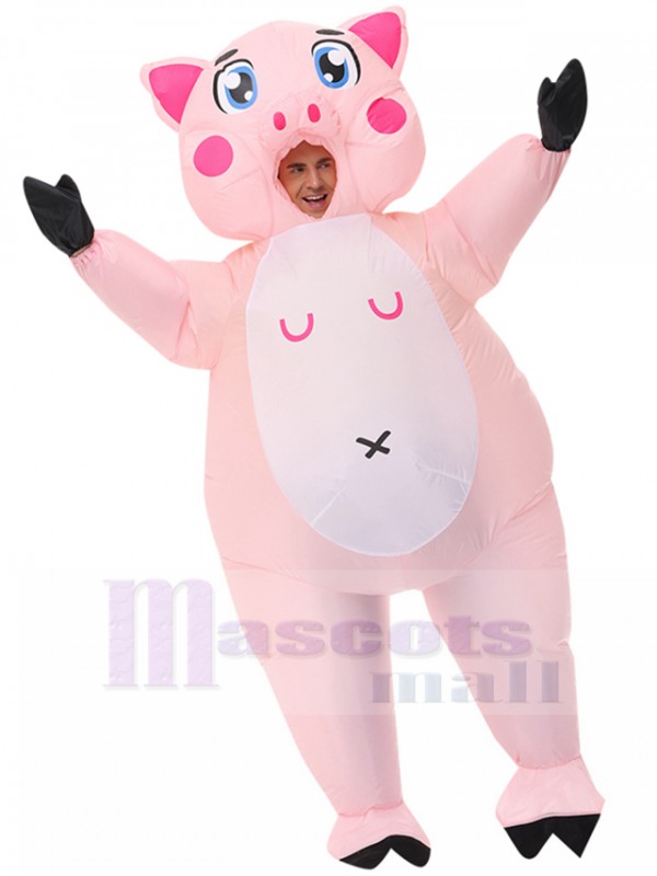 Costume gonflable de porc