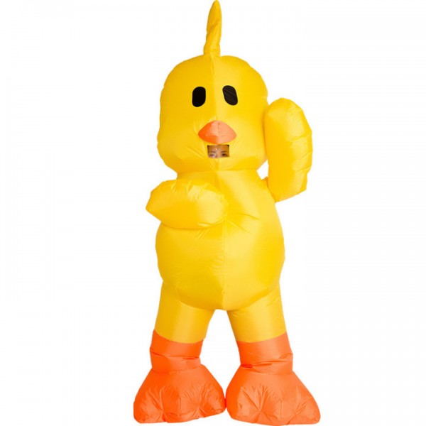 Jaune canard Gonflable Halloween Noël Costume pour Adulte