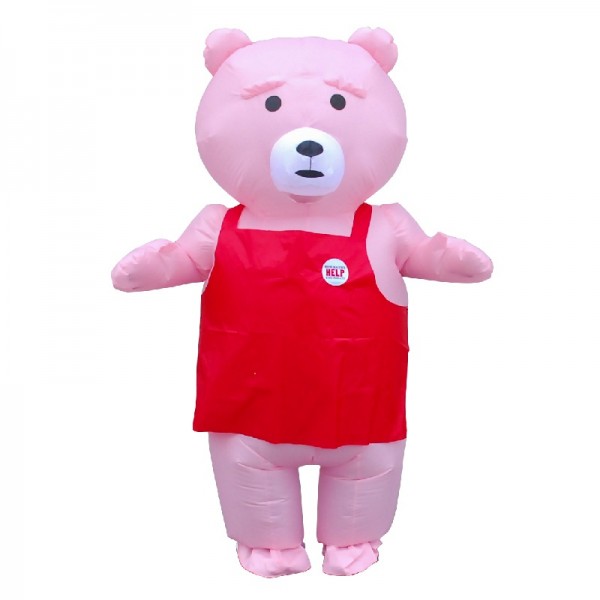 Rose Teddy Ours Gonflable Costume Halloween Noël Cosplay Costume
